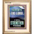 I WILL STRENGTHEN THEE THUS SAITH THE LORD  Christian Quotes Portrait  GWCOV12266  "18X23"