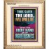 I WILL UPHOLD THEE WITH THE RIGHT HAND OF MY RIGHTEOUSNESS  Christian Quote Portrait  GWCOV12267  "18X23"