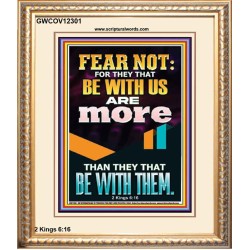 THEY THAT BE WITH US ARE MORE THAN THEM  Modern Wall Art  GWCOV12301  "18X23"