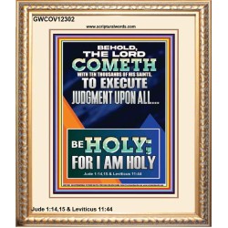 THE LORD COMETH TO EXECUTE JUDGMENT UPON ALL  Large Wall Accents & Wall Portrait  GWCOV12302  "18X23"