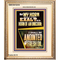 MY HORN SHALT THOU EXALT   Custom Contemporary Christian Wall Art  GWCOV12315  "18X23"