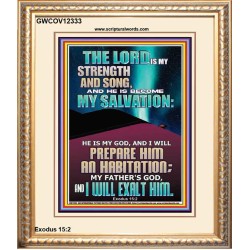 PREPARE JEHOVAH MY FATHER'S GOD AN HABITATION   Custom Modern Wall Art  GWCOV12333  "18X23"