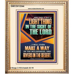 A WAY IN THE WILDERNESS AND RIVERS IN THE DESERT  Unique Bible Verse Portrait  GWCOV12344  