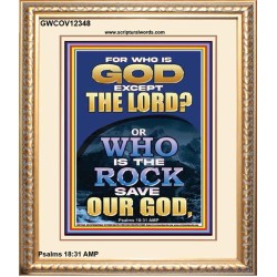 WHO IS THE ROCK SAVE OUR GOD  Art & Décor Portrait  GWCOV12348  "18X23"