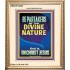 BE PARTAKERS OF THE DIVINE NATURE THAT IS ON CHRIST JESUS  Church Picture  GWCOV12422  "18X23"