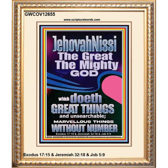 JEHOVAH NISSI THE GREAT THE MIGHTY GOD  Ultimate Power Picture  GWCOV12655  