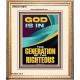 GOD IS IN THE GENERATION OF THE RIGHTEOUS  Ultimate Inspirational Wall Art  Portrait  GWCOV12679  