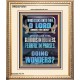 WHO IS LIKE UNTO THEE O LORD FEARFUL IN PRAISES  Ultimate Inspirational Wall Art Portrait  GWCOV12741  