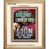 LAMB OF GOD THE LION OF THE TRIBE OF JUDA  Unique Power Bible Portrait  GWCOV12945  "18X23"