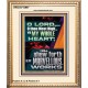 WITH MY WHOLE HEART I WILL SHEW FORTH ALL THY MARVELLOUS WORKS  Bible Verses Art Prints  GWCOV12997  