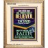 AS THOU HAST BELIEVED SO BE IT DONE UNTO THEE  Scriptures Décor Wall Art  GWCOV13006  "18X23"