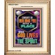 BE UNITED TOGETHER AS A LIVING PLACE OF GOD IN THE SPIRIT  Scripture Portrait Signs  GWCOV13016  