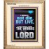 I SHALL NOT DIE BUT LIVE AND DECLARE THE WORKS OF THE LORD  Christian Paintings  GWCOV13044  "18X23"