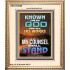 KNOWN UNTO GOD ARE ALL HIS WORKS  Unique Power Bible Portrait  GWCOV9388  "18X23"