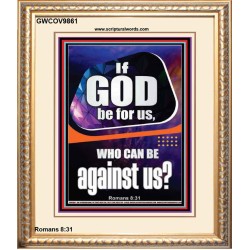 GOD IS FOR US AND WE SHALL NOT FEAR  Church Portrait  GWCOV9861  "18X23"