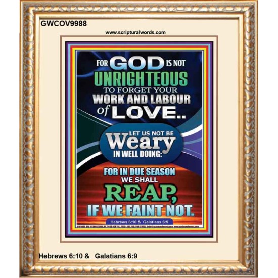 DO NOT BE WEARY IN WELL DOING  Children Room Portrait  GWCOV9988  