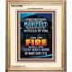 FIRE SHALL TRY EVERY MAN'S WORK  Ultimate Inspirational Wall Art Portrait  GWCOV9990  