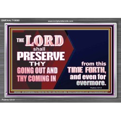 THY GOING OUT AND COMING IN IS PRESERVED  Wall Décor  GWEXALT10088  "33X25"