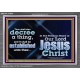 THE LIGHT SHALL SHINE UPON THY WAYS  Christian Quote Acrylic Frame  GWEXALT10296  
