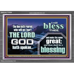I BLESS THEE AND THOU SHALT BE A BLESSING  Custom Wall Scripture Art  GWEXALT10306  "33X25"