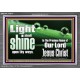 THE LIGHT SHINE UPON THEE  Custom Wall Décor  GWEXALT10314  