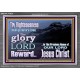 THE GLORY OF THE LORD WILL BE UPON YOU  Custom Inspiration Scriptural Art Acrylic Frame  GWEXALT10320  
