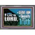 SERVE THE LORD IN SINCERITY AND TRUTH  Custom Inspiration Bible Verse Acrylic Frame  GWEXALT10322  "33X25"
