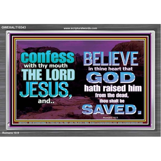 IN CHRIST JESUS IS ULTIMATE DELIVERANCE  Bible Verse for Home Acrylic Frame  GWEXALT10343  