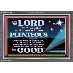 BE PLENTEOUS IN EVERY WORK OF THINE HAND  Children Room  GWEXALT10369  "33X25"