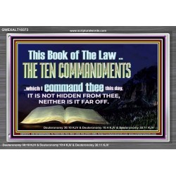 DO NOT IGNORE THE TEN COMMANDMENTS  Unique Power Bible Acrylic Frame  GWEXALT10373  "33X25"
