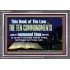 DO NOT IGNORE THE TEN COMMANDMENTS  Unique Power Bible Acrylic Frame  GWEXALT10373  "33X25"