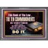 KEEP THE TEN COMMANDMENTS FERVENTLY  Ultimate Power Acrylic Frame  GWEXALT10374  "33X25"