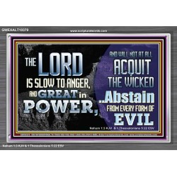 THE LORD GOD ALMIGHTY GREAT IN POWER  Sanctuary Wall Acrylic Frame  GWEXALT10379  "33X25"