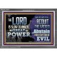 THE LORD GOD ALMIGHTY GREAT IN POWER  Sanctuary Wall Acrylic Frame  GWEXALT10379  