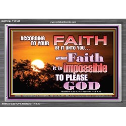 ACCORDING TO YOUR FAITH BE IT UNTO YOU  Children Room  GWEXALT10387  
