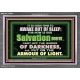 OUR SALVATION IS NEARER PUT ON THE ARMOUR OF LIGHT  Church Acrylic Frame  GWEXALT10404  