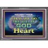 DO THE WILL OF GOD FROM THE HEART  Unique Scriptural Acrylic Frame  GWEXALT10426  "33X25"