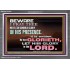 ALWAYS GLORY ONLY IN THE LORD   Christian Acrylic Frame Art  GWEXALT10443  "33X25"