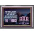 WHAT THE LORD GOD HAS PREPARE FOR THOSE WHO LOVE HIM  Scripture Acrylic Frame Signs  GWEXALT10453  "33X25"