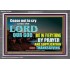 CEASE NOT TO CRY UNTO THE LORD  Encouraging Bible Verses Acrylic Frame  GWEXALT10458  "33X25"