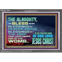 DO YOU WANT BLESSINGS OF THE DEEP  Christian Quote Acrylic Frame  GWEXALT10463  "33X25"