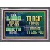 THE LORD IS WITH YOU TO SAVE YOU  Christian Wall Décor  GWEXALT10489  "33X25"