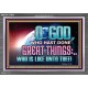 O GOD WHO HAS DONE GREAT THINGS  Scripture Art Acrylic Frame  GWEXALT10508  