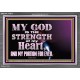 JEHOVAH THE STRENGTH OF MY HEART  Bible Verses Wall Art & Decor   GWEXALT10513  