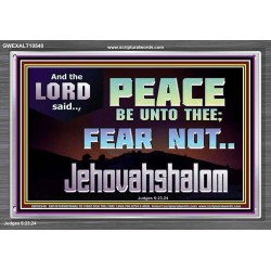 JEHOVAHSHALOM PEACE BE UNTO THEE  Christian Paintings  GWEXALT10540  "33X25"