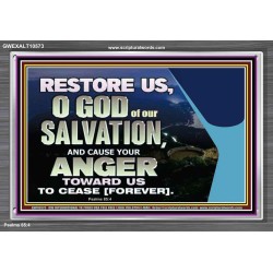 GOD OF OUR SALVATION  Scripture Wall Art  GWEXALT10573  "33X25"