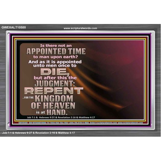 AN APPOINTED TIME TO MAN UPON EARTH  Art & Wall Décor  GWEXALT10588  