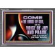 THE VOICE OF JOY AND PRAISE  Wall Décor  GWEXALT10589  