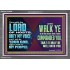 WALK YE IN ALL THE WAYS I HAVE COMMANDED YOU  Custom Christian Artwork Acrylic Frame  GWEXALT10609B  "33X25"