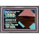 WHOEVER FIGHTS AGAINST YOU WILL FALL  Unique Bible Verse Acrylic Frame  GWEXALT10615  
